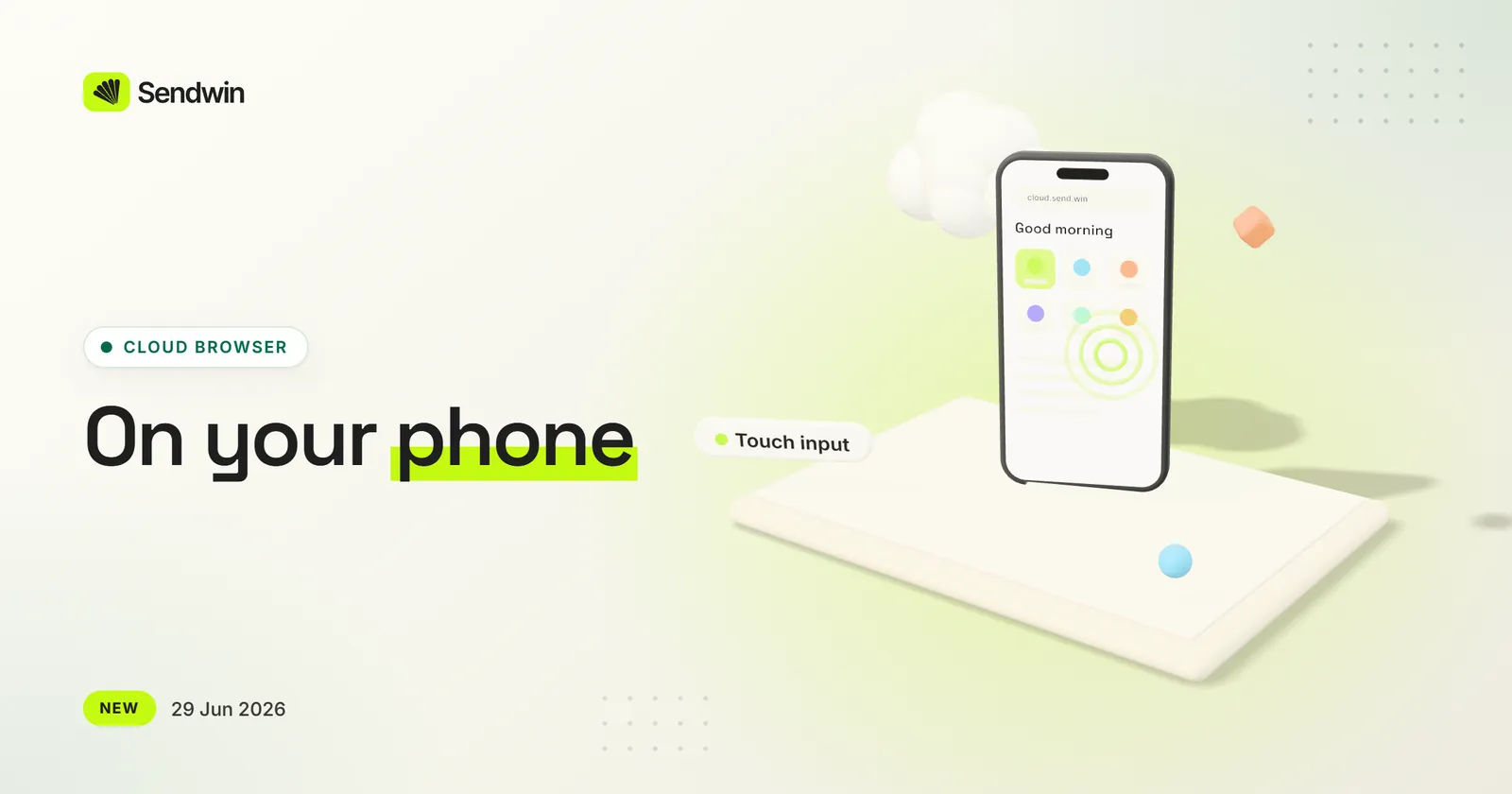 Use the cloud browser on your phone — illustration