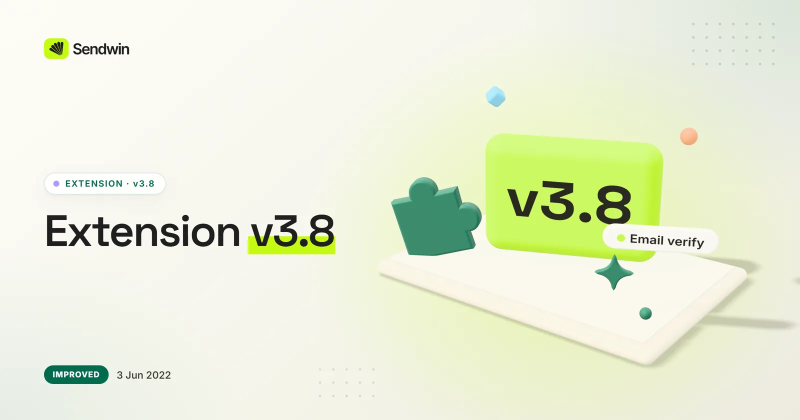Extension v3.8: safer sign-in and quicker sharing — illustration