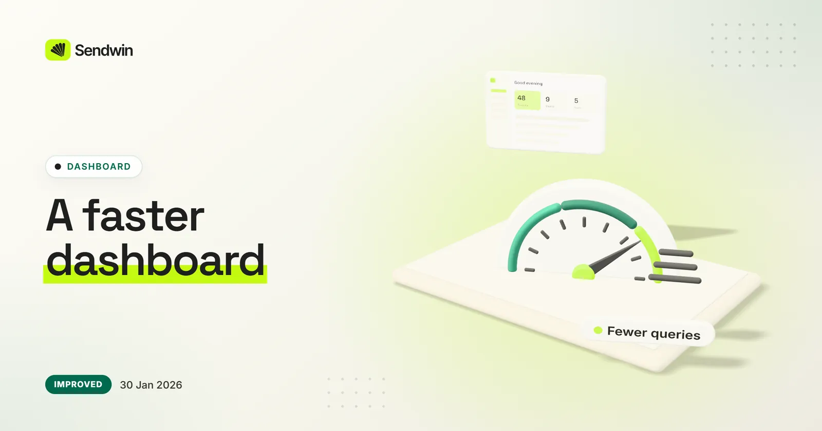 A faster dashboard — illustration