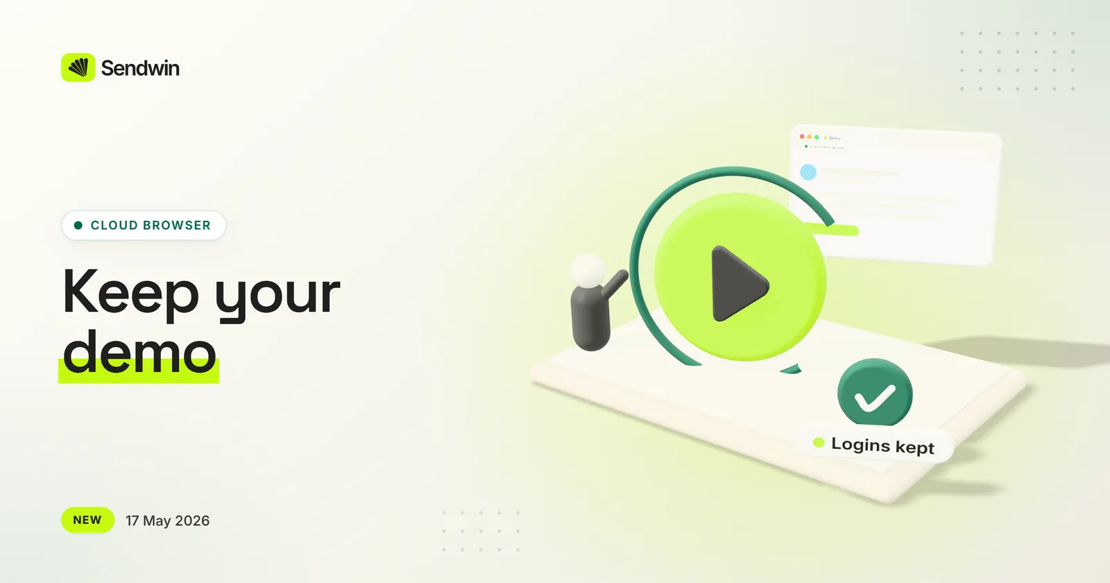 Keep your demo session when you sign up — illustration