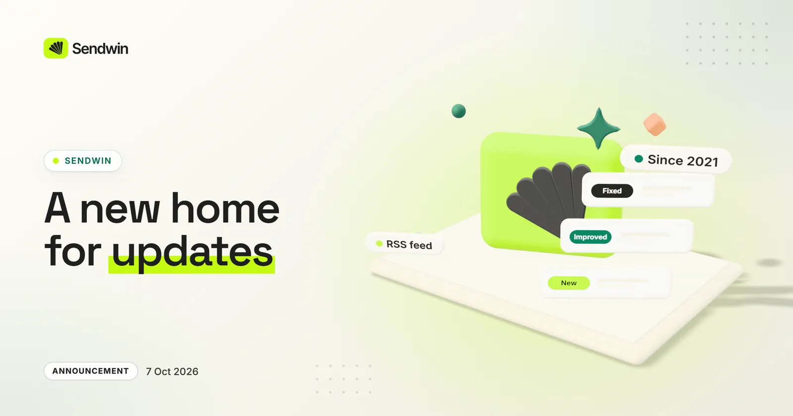 The changelog has a new home — illustration